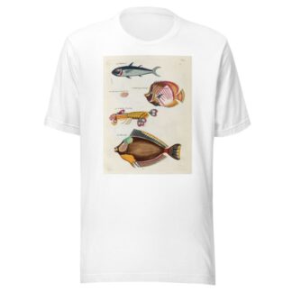 Poissons, ecrevisses et crabes, de diverses couleurs et figures extraordinaires.. Pl.023 by Louis Renard T-Shirt