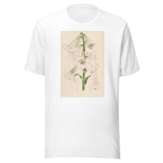 Lilium giganteum by Walter Hood Fitch T-Shirt