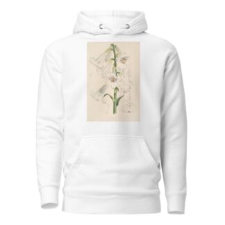Lilium giganteum by Walter Hood Fitch Hoodie