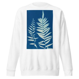 Ferns of Huntington, Long Island Pl.35 by Ella J. C. Hurd Sweatshirt