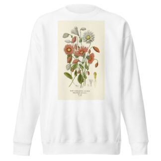 Rosy Everlasting Flower by Edward Step Sweatshirt