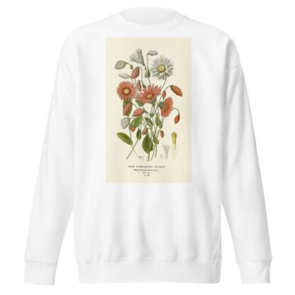 Rosy Everlasting Flower by Edward Step Sweatshirt
