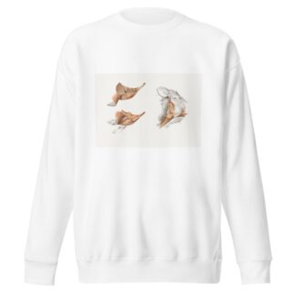Superficial facial muscles of Echidna by Johan Erik Vesti Boas Sweatshirt