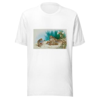 English Partridge With Gorse And Thistles by Archibald Thorburn T-Shirt
