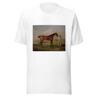 Molly Long-legs with her Jockey by George Stubbs T-Shirt