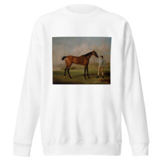 Molly Long-legs with her Jockey by George Stubbs Sweatshirt