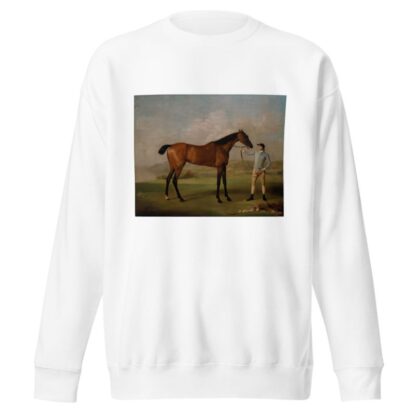 Molly Long-legs with her Jockey by George Stubbs Sweatshirt