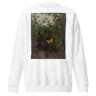 Butterfly in a Spiderweb by Lemuel Maynard Wiles Sweatshirt