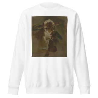 Cattle head by Adriaen van de Velde Sweatshirt