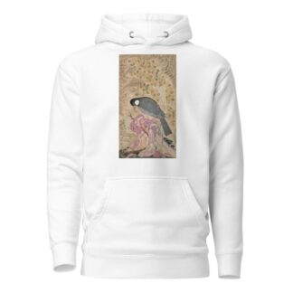 White-Eared Bulbul Perched on a Pink Rock by Mu’in Musavvir Hoodie
