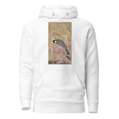 White-Eared Bulbul Perched on a Pink Rock by Mu’in Musavvir Hoodie