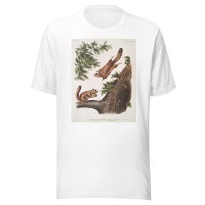 1. Pteromys sabrinus, Severn River Flying Squirrel; 2. Pteromys alpinus, Rocky Mountain Squirrel. by John Woodhouse Audubon T-Shirt