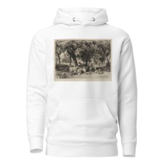 Sheep in an Orchard by Peter Moran Hoodie