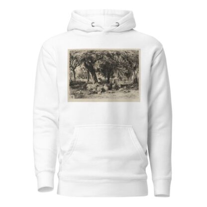 Sheep in an Orchard by Peter Moran Hoodie