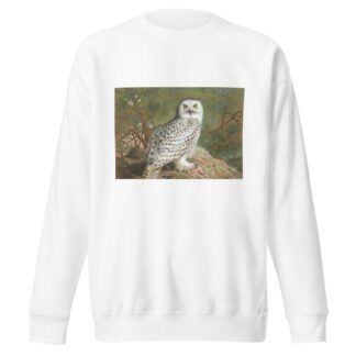 A Female Snowy Owl by Archibald Thorburn Sweatshirt