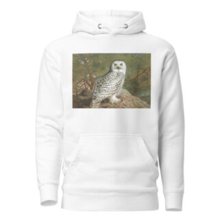 A Female Snowy Owl by Archibald Thorburn Hoodie