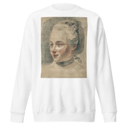 Three-Quarter View of the Head of a Girl, Turning to the Left by Johann Heinrich Tischbein the Younger Sweatshirt