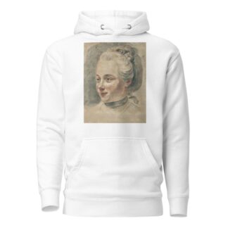 Three-Quarter View of the Head of a Girl, Turning to the Left by Johann Heinrich Tischbein the Younger Hoodie