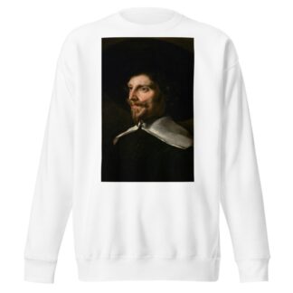 Portrait of a Man in a Hat by Abraham de Vries Sweatshirt