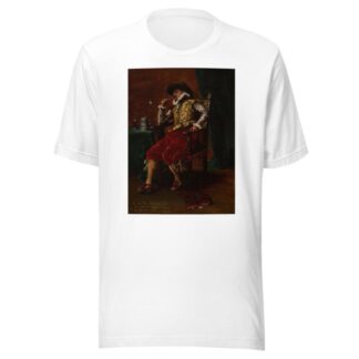 Cavalier Smoking by Adolphe-Alexandre Lesrel T-Shirt