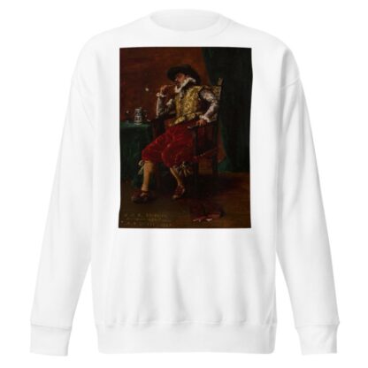 Cavalier Smoking by Adolphe-Alexandre Lesrel Sweatshirt