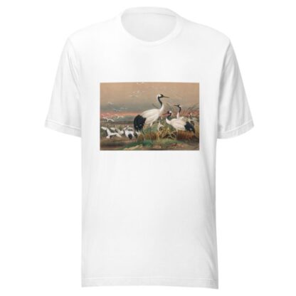 The Mantchurian Crane by Joseph Wolf T-Shirt