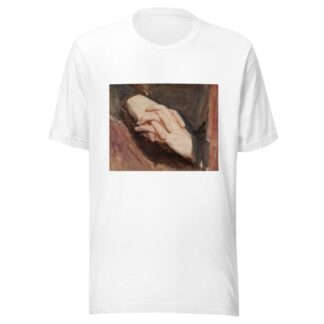 Study of the hands of Sigismund Augustus for the painting “Death of Barbara Radziwiłł” by Józef Simmler T-Shirt