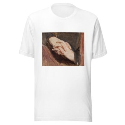 Study of the hands of Sigismund Augustus for the painting “Death of Barbara Radziwiłł” by Józef Simmler T-Shirt