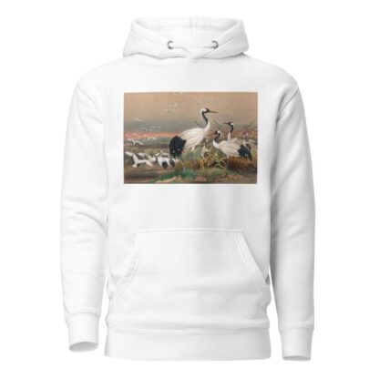 The Mantchurian Crane by Joseph Wolf Hoodie