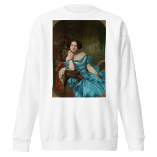Amalia de Llano, a Spanish countess and author by Federico de Madrazo y Kuntz Sweatshirt