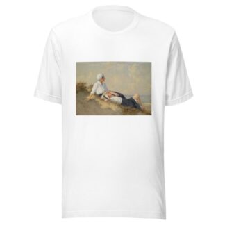 Mutter und Tochter am Strand by Hermann Seeger T-Shirt