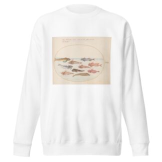 Plate 26; Gurnards, Dragonets, and Other Fish by Joris Hoefnagel Sweatshirt