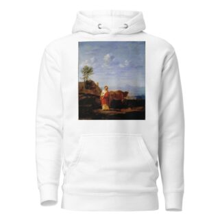 A Woman with Cows on a Road by Karel Dujardin Hoodie