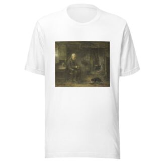 Interior of a Peasant Hut by Jozef Israëls T-Shirt