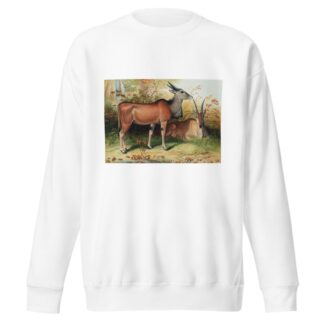The Eland by Joseph Wolf Sweatshirt