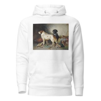 Zwei Hunde mit einer Kleiderkiste. by Carl Pischinger Hoodie