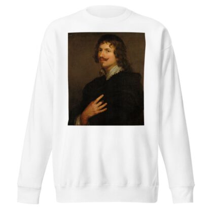 Portrait of Adriaen Hanneman by Follower of Anthony van Dyck Sweatshirt