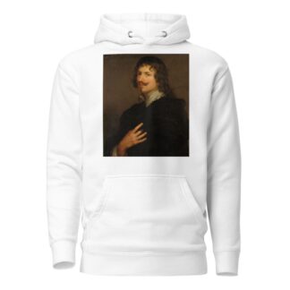 Portrait of Adriaen Hanneman by Follower of Anthony van Dyck Hoodie