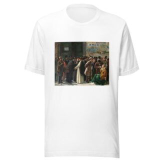 Beim Die geschlossene Bank by Eduardo Matania T-Shirt