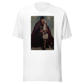 Moine italien assis, lisant by Jean-Baptiste-Camille Corot T-Shirt