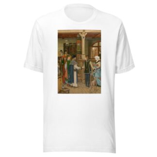 The Magistrates Visit the Workshop of Jan van Eyck by Albert Frans Lieven De Vriendt T-Shirt