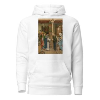 The Magistrates Visit the Workshop of Jan van Eyck by Albert Frans Lieven De Vriendt Hoodie