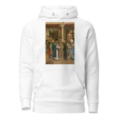 The Magistrates Visit the Workshop of Jan van Eyck by Albert Frans Lieven De Vriendt Hoodie