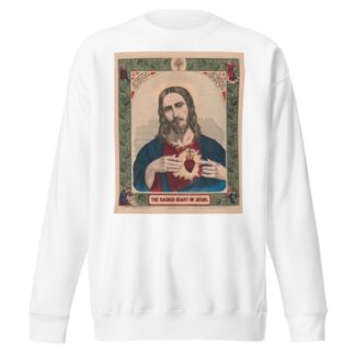 The sacred heart of Jesus by Haasis & Lubrecht Sweatshirt