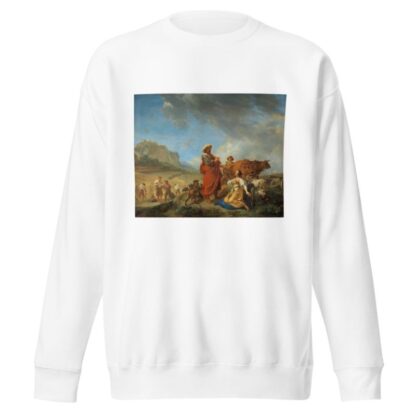 Ruth and Boas by Nicolaes Pietersz. Berchem Sweatshirt