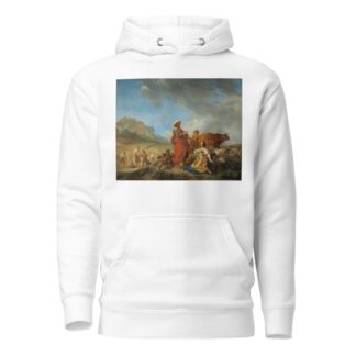 Ruth and Boas by Nicolaes Pietersz. Berchem Hoodie