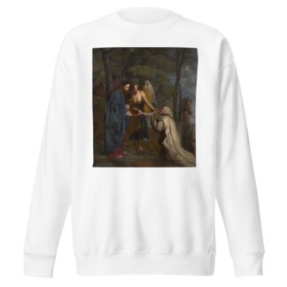 The Virgin saving a Carthusian monk from an ambush by Erasmus Quellinus Sweatshirt