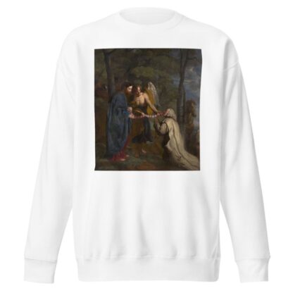 The Virgin saving a Carthusian monk from an ambush by Erasmus Quellinus Sweatshirt
