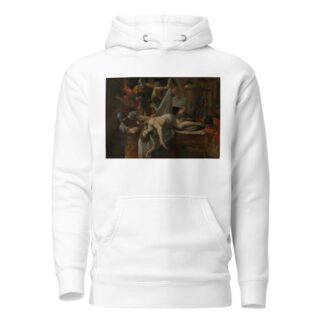 St. Sebastian Thrown Into The Cloaca Maxima by Ludovico Carracci Hoodie