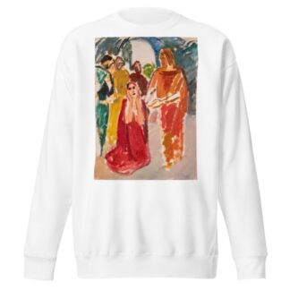 Christ and the Adulteress by Karl Isakson Sweatshirt